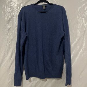 Neiman Marcus Blue Cashmere Sweater Size XL